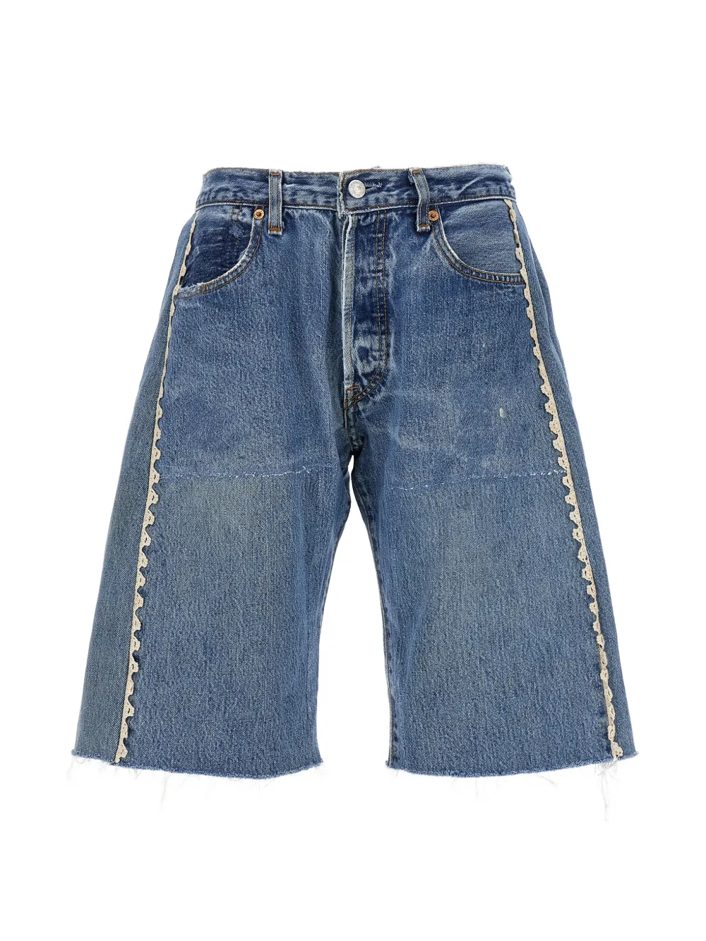 Бермуда-шорты с кружевом Lasso и необработанными краями B Sides, синий
Бермуда-шорты с кружевом Lasso и необработанными краями B Sides, синий