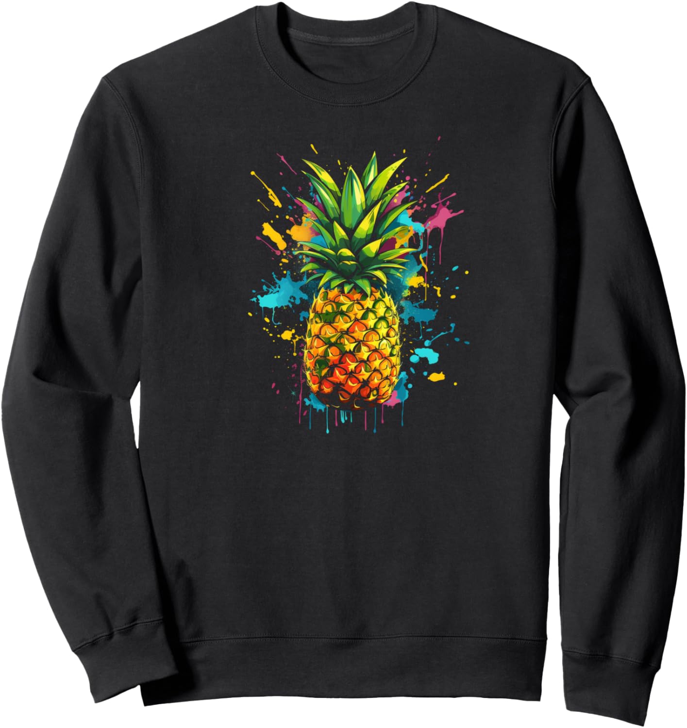 Толстовка с тропическим рисунком ананаса Pineapple And Summmer Apparel, черный
Толстовка с тропическим рисунком ананаса Pineapple And Summmer Apparel, черный