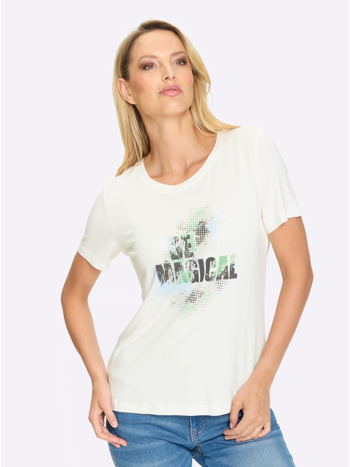 Рубашка с короткими рукавами цвета экрю Heine
Рубашка с короткими рукавами цвета экрю Heine