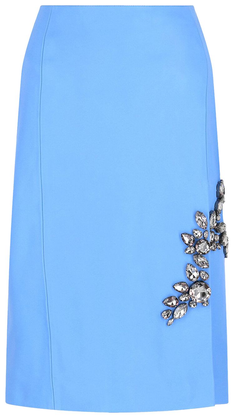 Кожаная юбка Givenchy с вышитыми камнями, синий
Кожаная юбка Givenchy с вышитыми камнями, синий