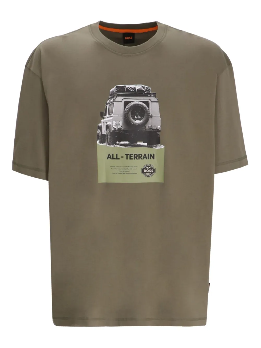 Футболка с графичным принтом Boss, зеленый
Футболка с графичным принтом Boss, зеленый