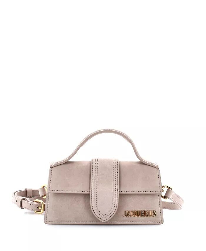 Замшевая сумка с клапаном Le Bambino с верхней ручкой Pre-Owned Jacquemus, коричневый/бежевый
Замшевая сумка с клапаном Le Bambino с верхней ручкой Pre-Owned Jacquemus, коричневый/бежевый