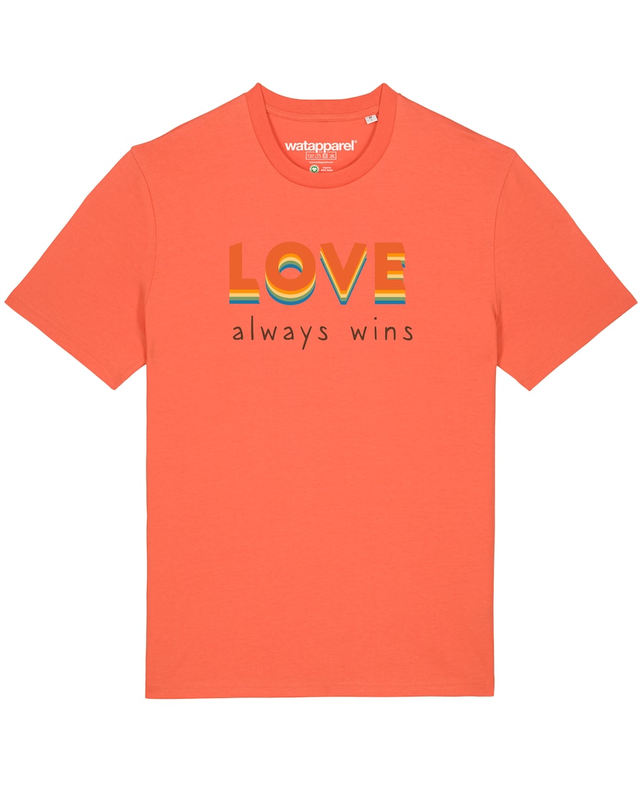 Рубашка Watapparel Love always wins, оранжевый
Рубашка Watapparel Love always wins, оранжевый