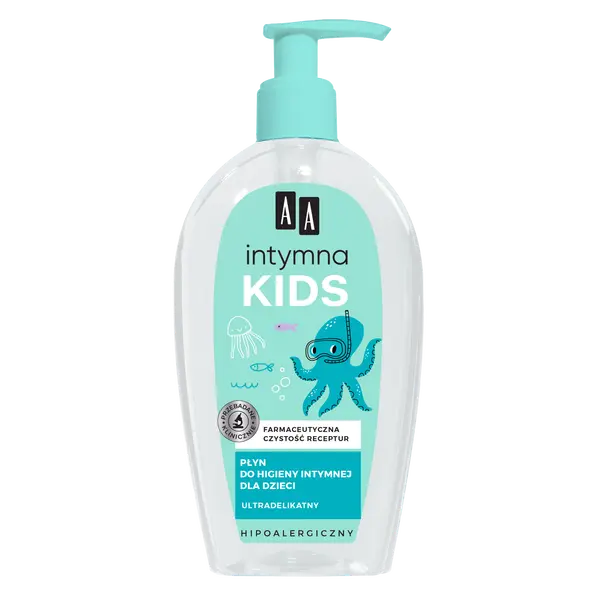 Жидкость для интимной гигиены для детей, 300 мл Aa Intymna kids
Жидкость для интимной гигиены для детей, 300 мл Aa Intymna kids