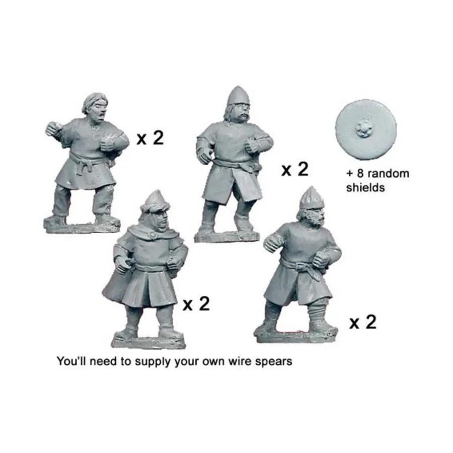 Небронированные испанские копейщики, Historical Miniatures - Dark Ages - El Cid (28mm) (Crusader Miniatures)
Небронированные испанские копейщики, Historical Miniatures - Dark Ages - El Cid (28mm) (Crusader Miniatures)