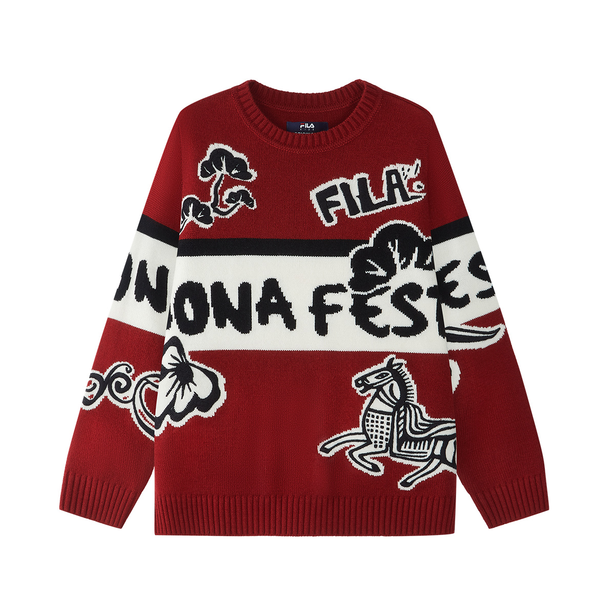 Свитер с круглым вырезом, средней толщины Fila Kids, rhythm красный
Свитер с круглым вырезом, средней толщины Fila Kids, rhythm красный