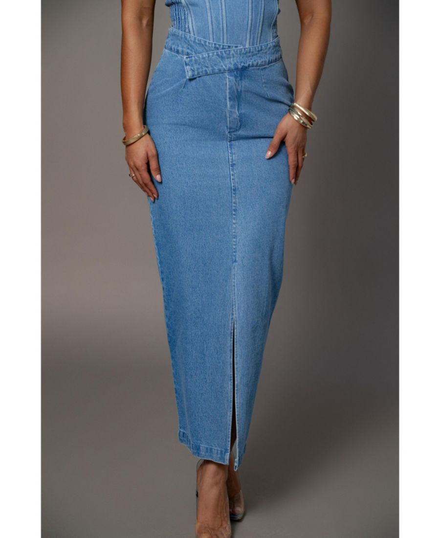 Джинсовая юбка Adana JLUXLABEL, Medium wash
Джинсовая юбка Adana JLUXLABEL, Medium wash