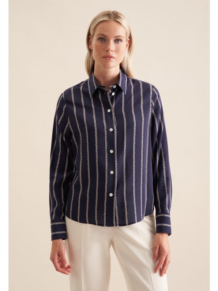 Блузка Seidensticker, темно-синий
Блузка Seidensticker, темно-синий