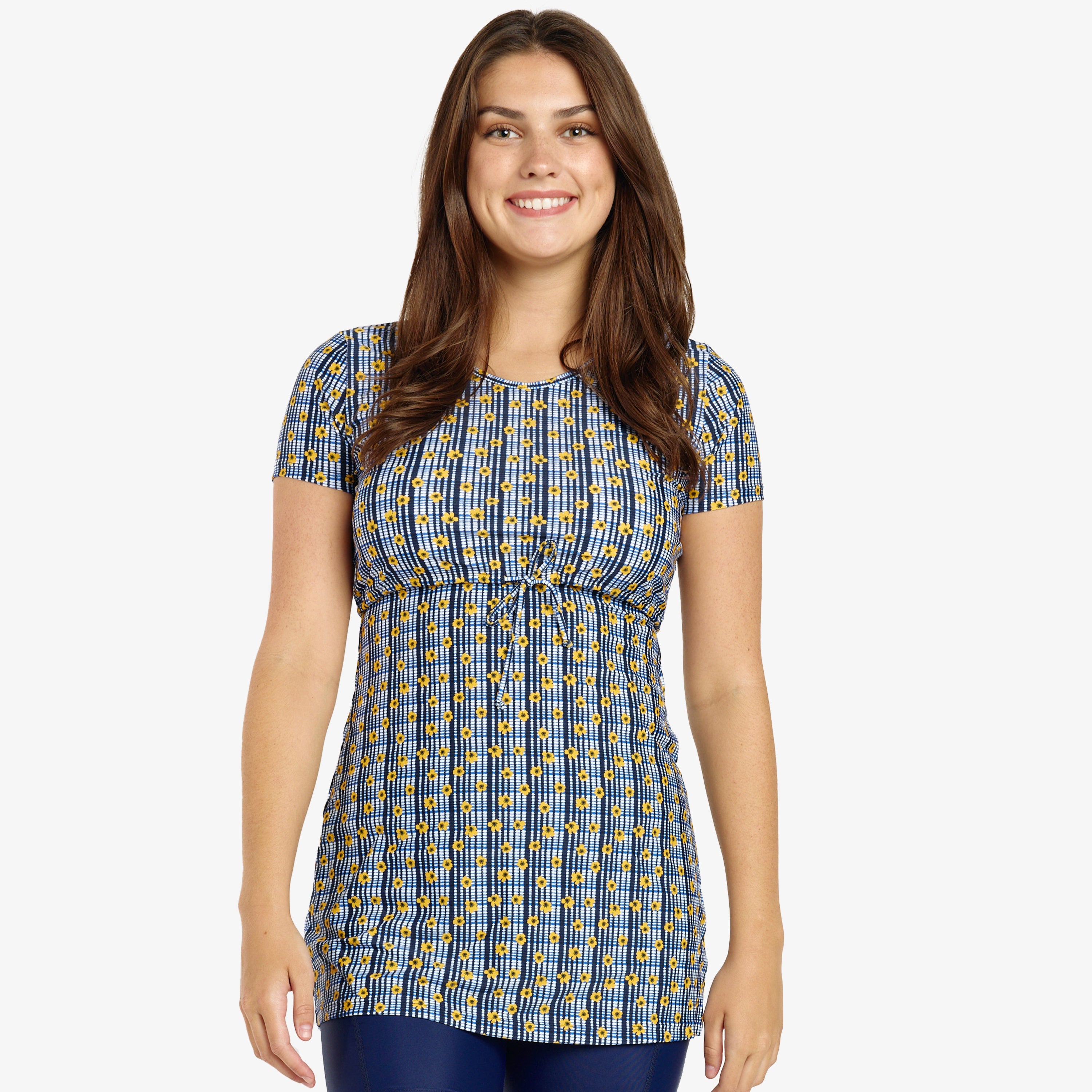 Женская туника для плавания с коротким рукавом Nikki для кормления и материнства Calypsa, цвет sunflower picnic
Женская туника для плавания с коротким рукавом Nikki для кормления и материнства Calypsa, цвет sunflower picnic