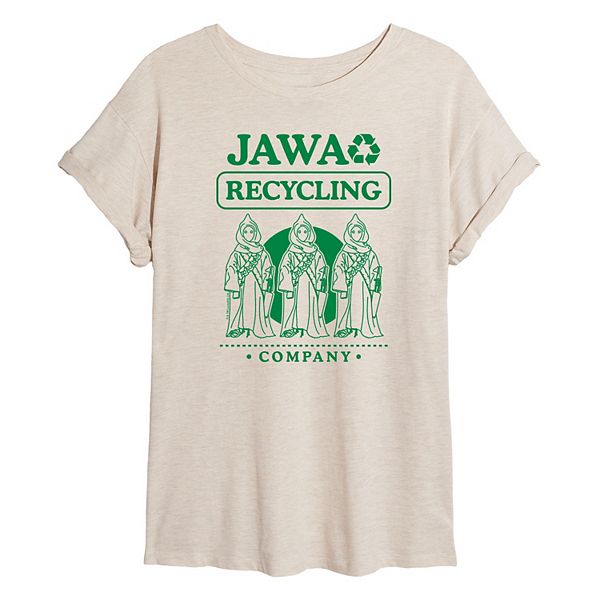 Футболка Juniors' Jawa Recycling Company оверсайз Star Wars
Футболка Juniors' Jawa Recycling Company оверсайз Star Wars