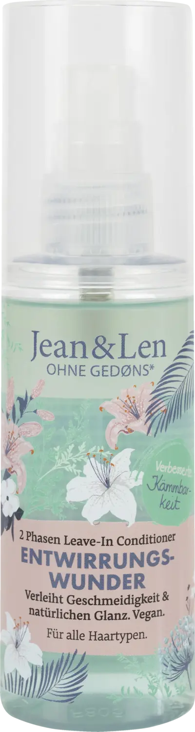 Кондиционер Jean&Len 2-Phasen Leave-In Conditioner Entwirrungswunder Spray
Кондиционер Jean&Len 2-Phasen Leave-In Conditioner Entwirrungswunder Spray