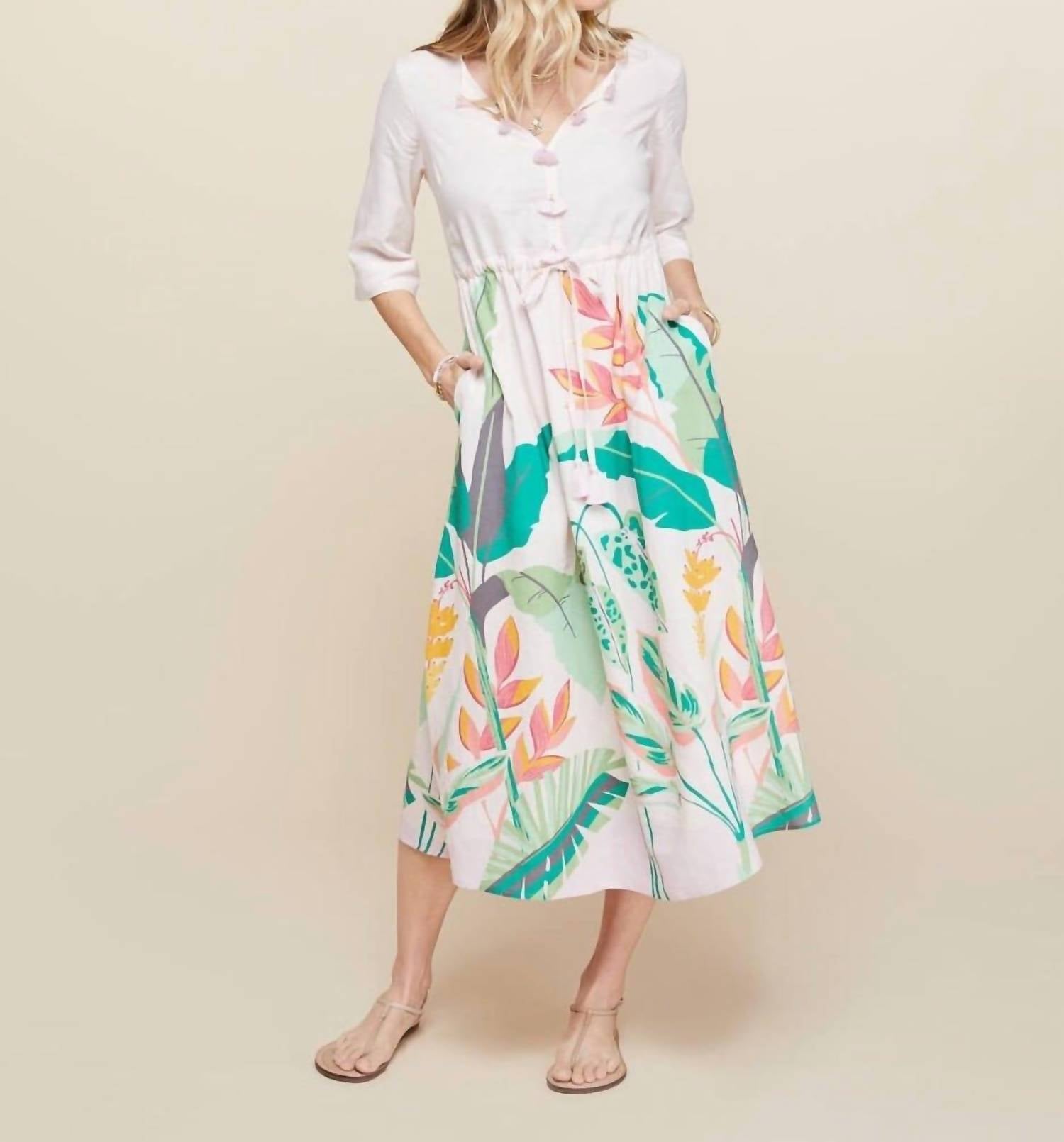 Длинное тропическое платье Summerton Pink Lemonade в розовом и разноцветном цвете spartina 449
Длинное тропическое платье Summerton Pink Lemonade в розовом и разноцветном цвете spartina 449