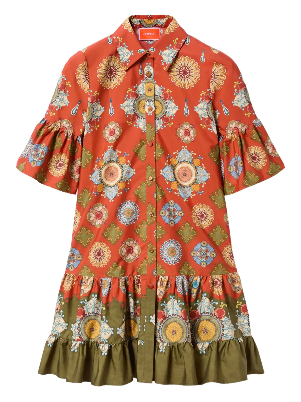 Платье с оборками и цветочным принтом La DoubleJ, красный
Платье с оборками и цветочным принтом La DoubleJ, красный