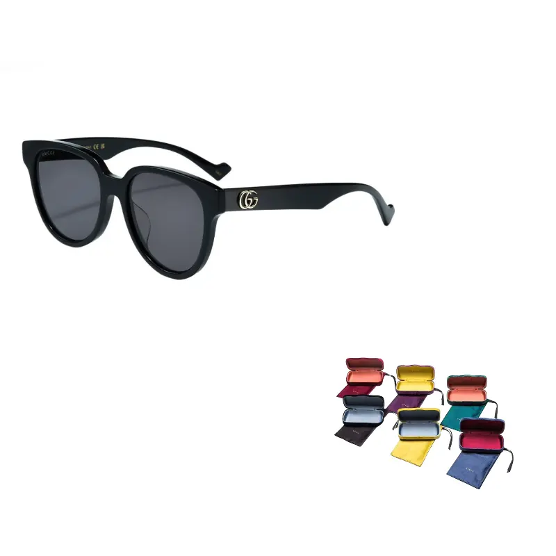 GUCCI Кошачьи солнцезащитные очки G с замочком, Gray 
GUCCI Кошачьи солнцезащитные очки G с замочком, Gray