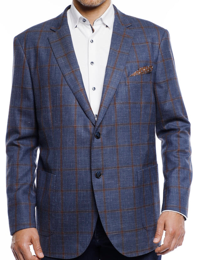 Синий с коричнево-коричневым пледом Luchiano Visconti, мультиколор
Синий с коричнево-коричневым пледом Luchiano Visconti, мультиколор