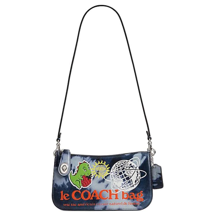 COACH Кожаная сумка-кроссбоди Penn Cow через плечо малого размера женская Navy
COACH Кожаная сумка-кроссбоди Penn Cow через плечо малого размера женская Navy