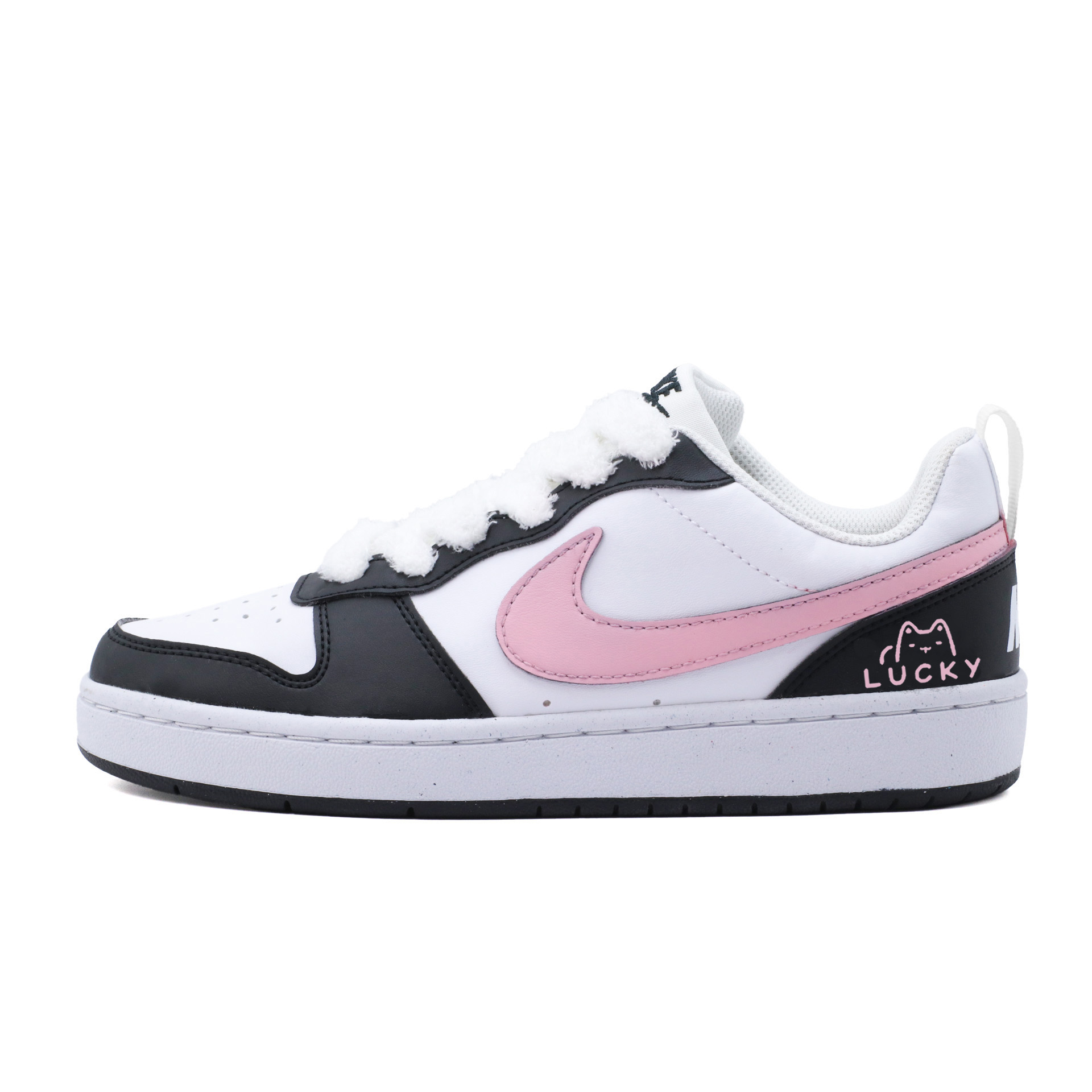 Детские, подростковые, противоскользящие, износостойкие, низкие кроссовки для скейтбординга Court Borough Nike, белый/розовый/черный
Детские, подростковые, противоскользящие, износостойкие, низкие кроссовки для скейтбординга Court Borough Nike, белый/розовый/черный