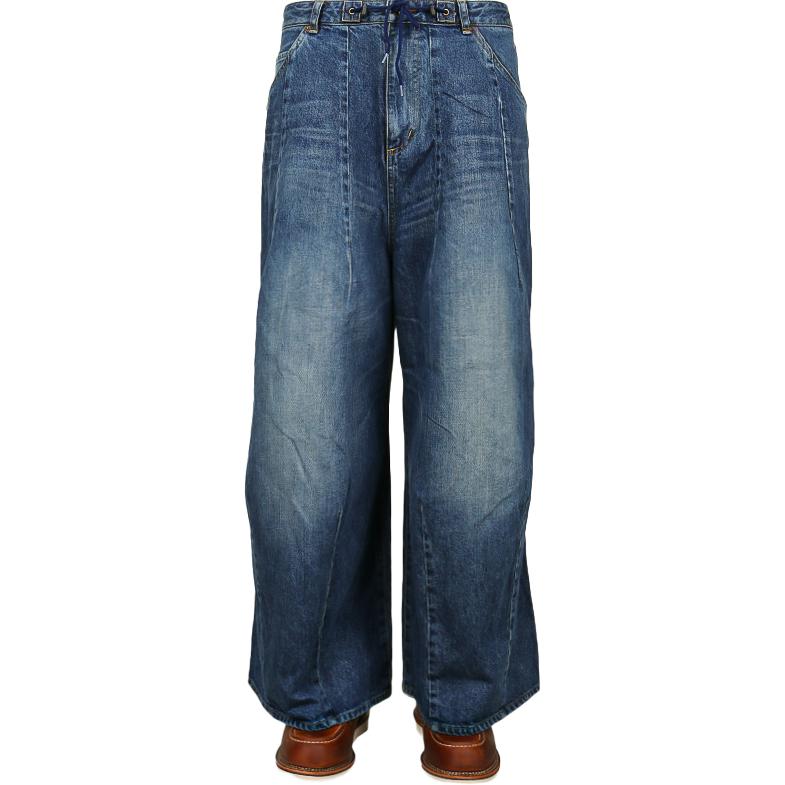 Джинсы с отделкой швом Needles, синий
Джинсы с отделкой швом Needles, синий