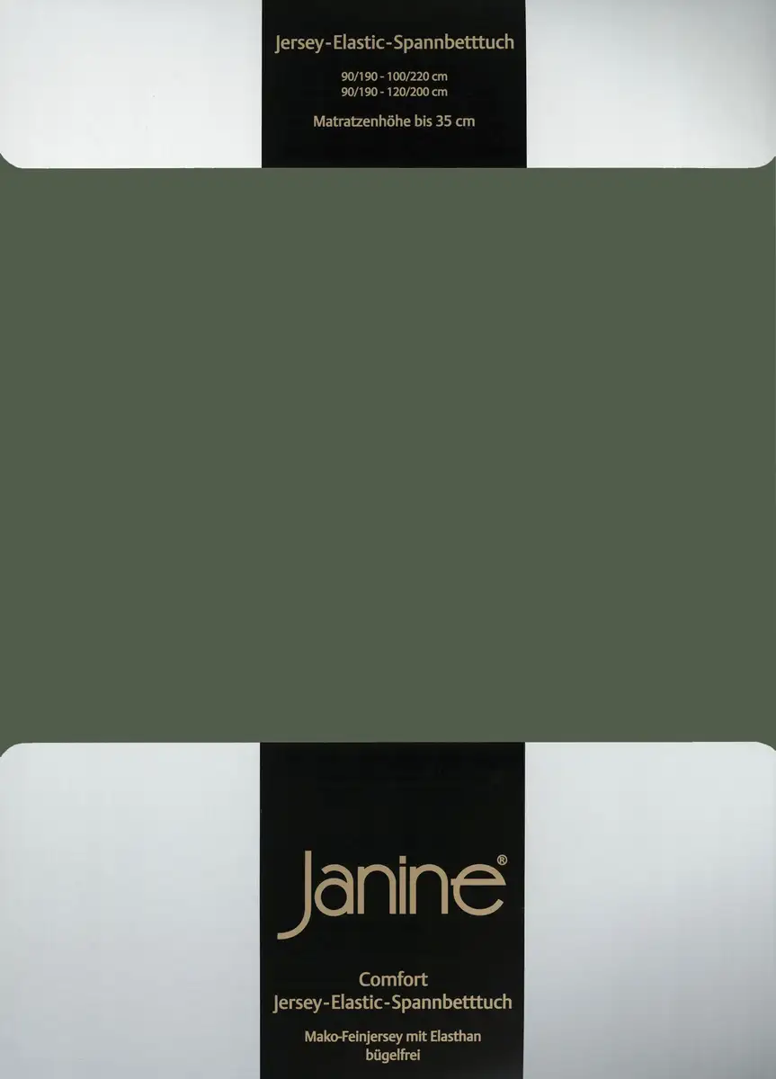Простыня Janine "ЭЛАСТИК 5002", для матрасов высотой до 35 см, 95% хлопок, высокое качество, прочная 180-200х200-220 см, 1 шт., оливково-зеленый
Простыня Janine "ЭЛАСТИК 5002", для матрасов высотой до 35 см, 95% хлопок, высокое качество, прочная 180-200х200-220 см, 1 шт., оливково-зеленый