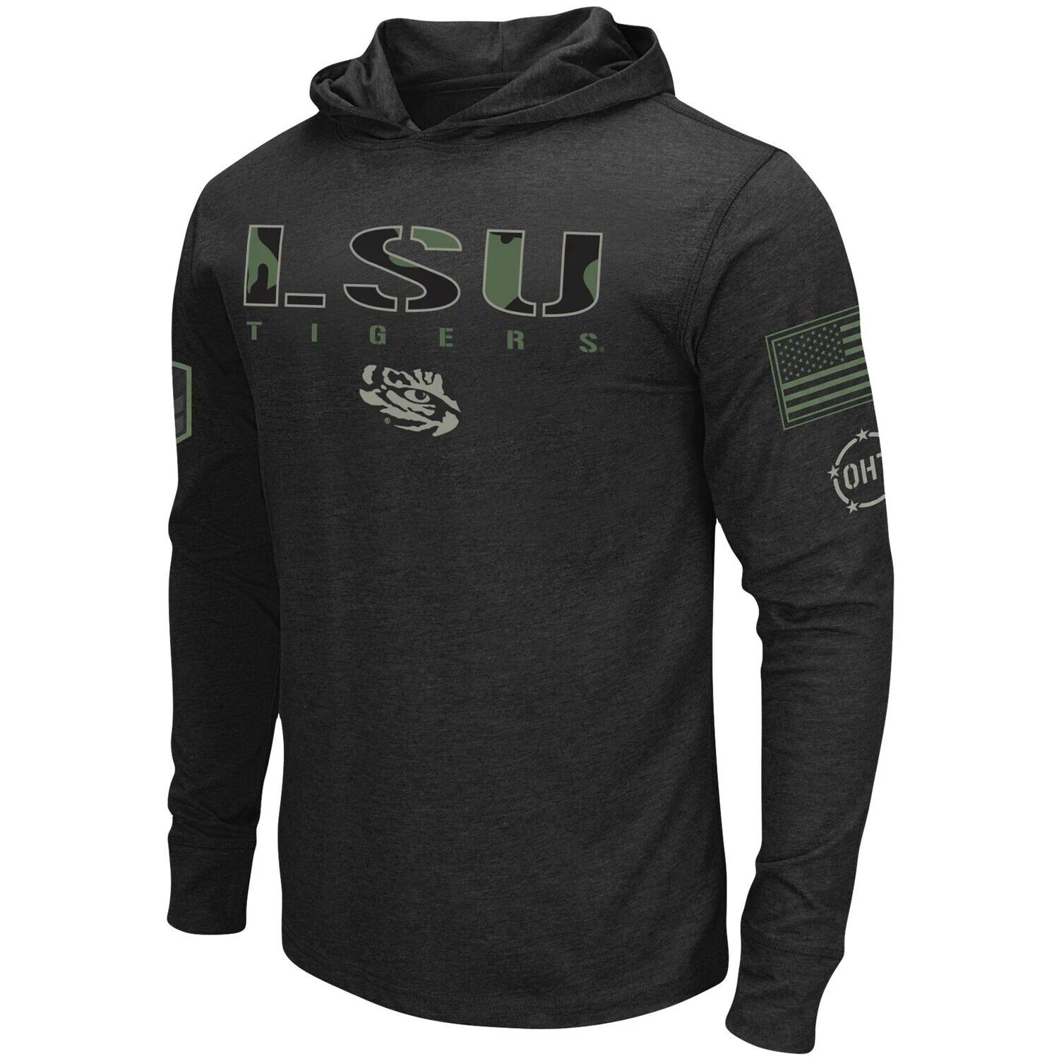 Мужская черная футболка с длинным рукавом и худи LSU Tigers OHT Military Appreciation Colosseum, Черный, Мужская черная футболка с длинным рукавом и худи LSU Tigers OHT Military Appreciation Colosseum
Мужская черная футболка с длинным рукавом и худи LSU Tigers OHT Military Appreciation Colosseum, Черный, Мужская черная футболка с длинным рукавом и худи LSU Tigers OHT Military Appreciation Colosseum