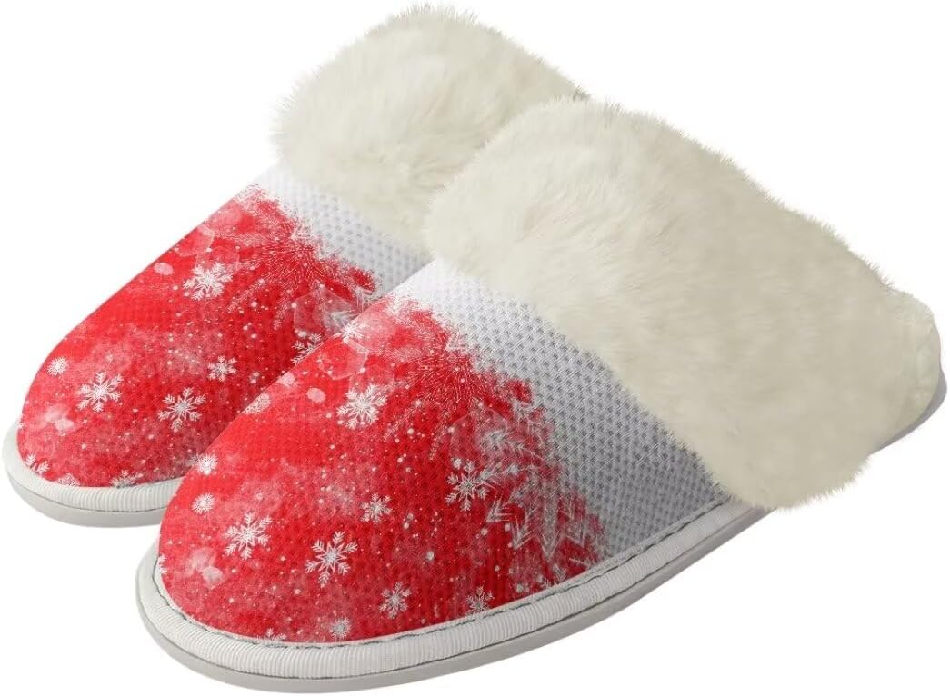Женские и мужские рождественские пушистые тапочки xixirimido с противоскользящей подошвой для дома и улицы, Christmas Snowflakes
Женские и мужские рождественские пушистые тапочки xixirimido с противоскользящей подошвой для дома и улицы, Christmas Snowflakes