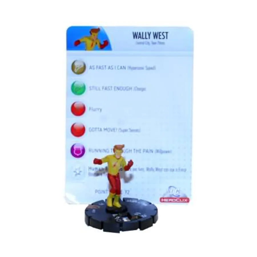Уолли Уэст (ограниченное издание) # 101 (LE), DC HeroClix - Crisis - Singles
Уолли Уэст (ограниченное издание) # 101 (LE), DC HeroClix - Crisis - Singles