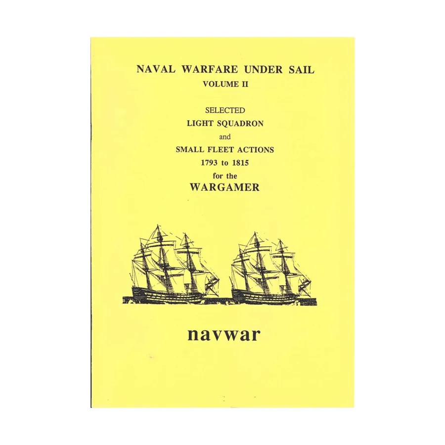 Морская война под парусом - Том № 2, Miniature Rules (NavWar)
Морская война под парусом - Том № 2, Miniature Rules (NavWar)