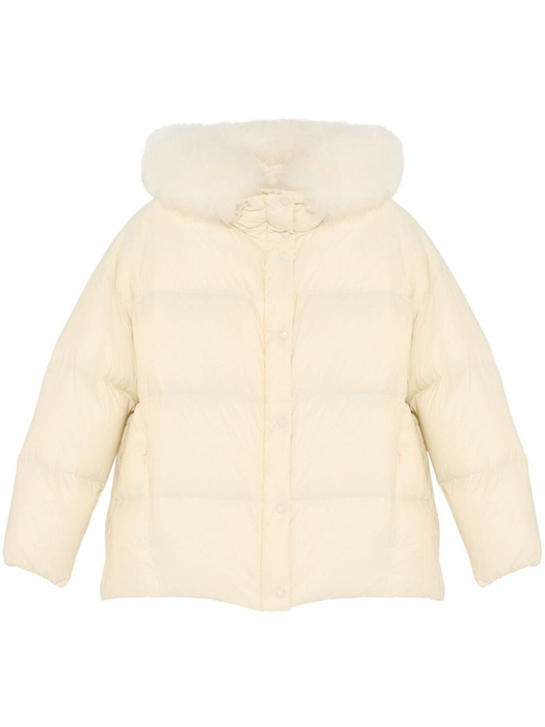 Yves Salomon куртка с капюшоном, отделанная овечьей шерстью, нейтральный цвет
Yves Salomon куртка с капюшоном, отделанная овечьей шерстью, нейтральный цвет