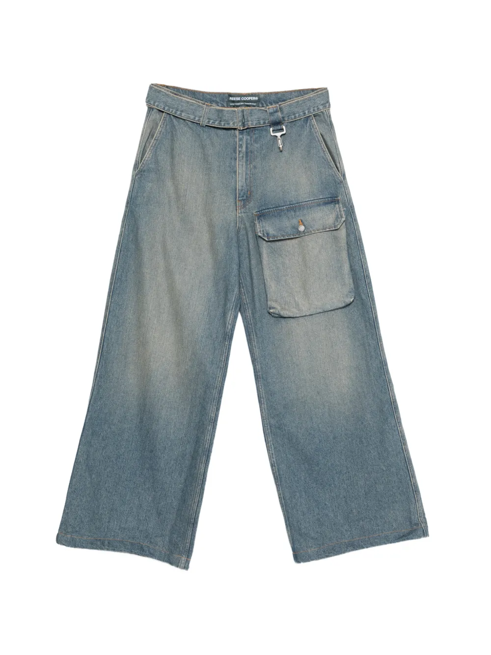 Брюки с накладными карманами и поясом Reese Cooper, синий
Брюки с накладными карманами и поясом Reese Cooper, синий