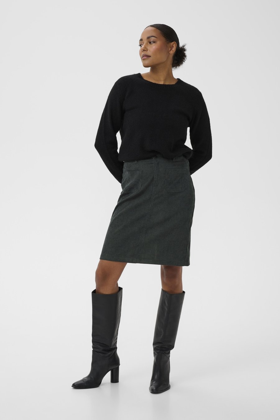 Юбка Kaffe Pencil skirt, Jet Set Cc/Black
Юбка Kaffe Pencil skirt, Jet Set Cc/Black