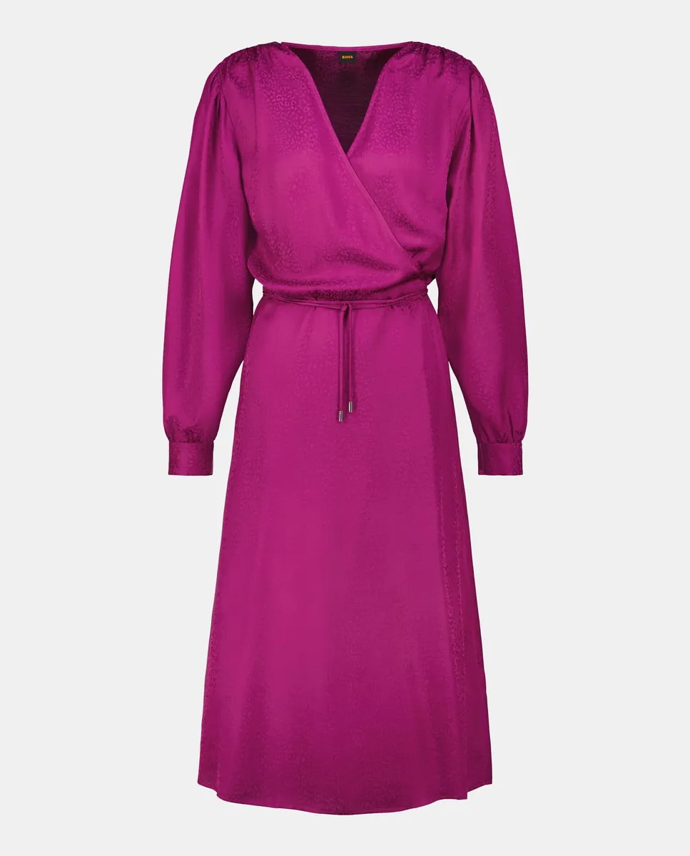 Платье с длинным рукавом Hugo Boss, баклажановый
Платье с длинным рукавом Hugo Boss, баклажановый