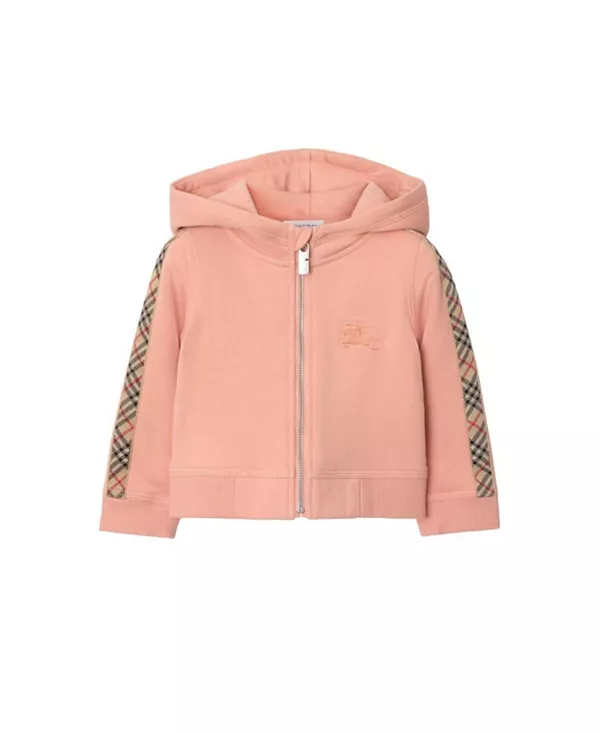 Хлопковая толстовка унисекс на молнии с клетчатой отделкой - детская Burberry, бежевый
Хлопковая толстовка унисекс на молнии с клетчатой отделкой - детская Burberry, бежевый