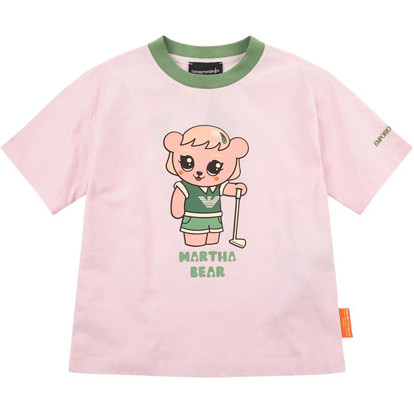 Футболка с коротким рукавом ss25 для детей EMPORIO ARMANI, розовый
Футболка с коротким рукавом ss25 для детей EMPORIO ARMANI, розовый