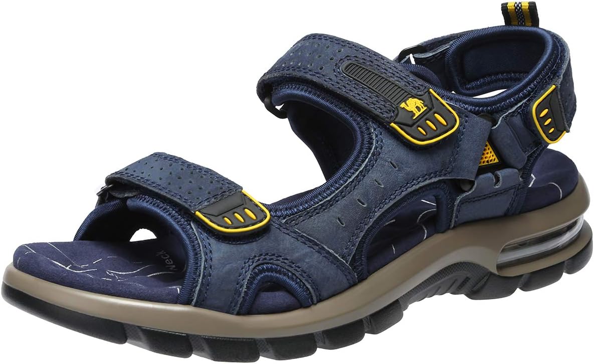 Мужские кожаные сандалии CAMEL CROWN для походов, прогулок, пляжа и воды, спортивные уличные с премиальной воздушной подушкой | Водонепроницаемые, синий
Мужские кожаные сандалии CAMEL CROWN для походов, прогулок, пляжа и воды, спортивные уличные с премиальной воздушной подушкой | Водонепроницаемые, синий