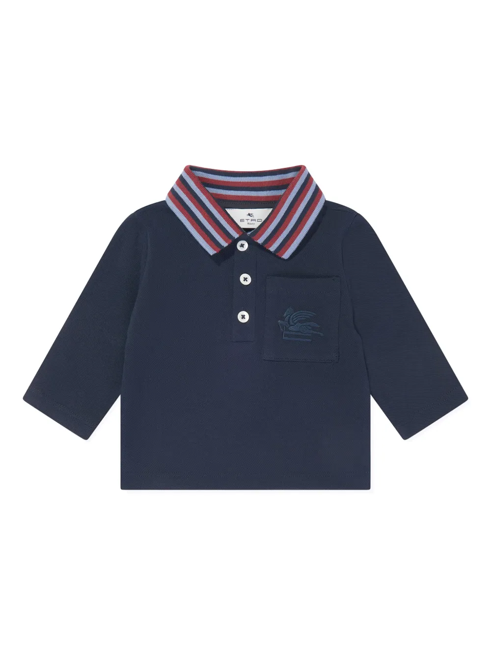 Рубашка поло с декором Pegaso ETRO KIDS, синий
Рубашка поло с декором Pegaso ETRO KIDS, синий