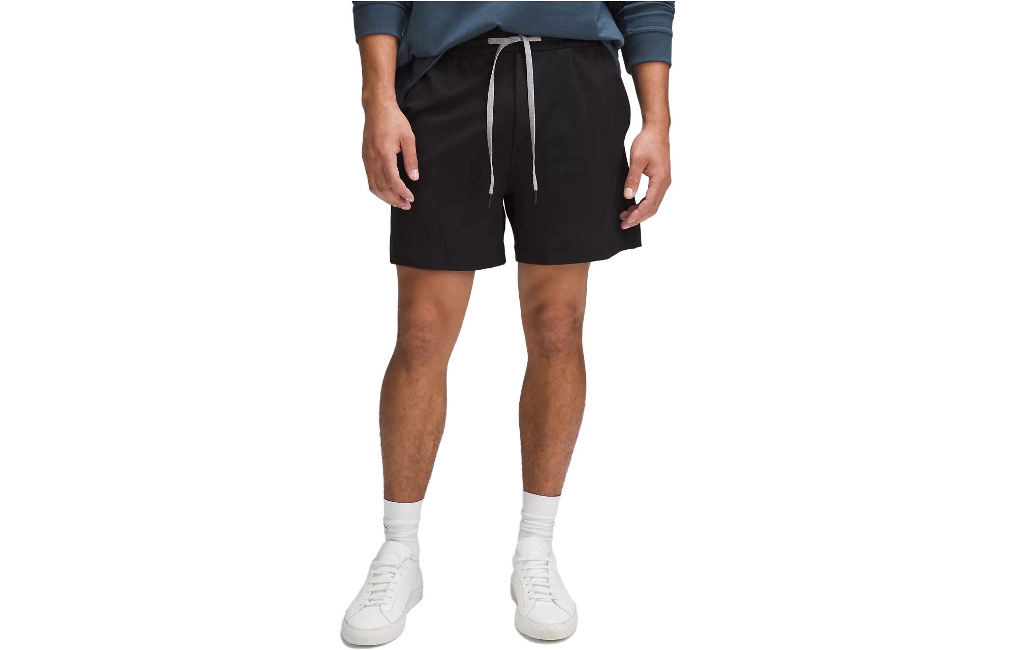 Футболка из мягкого джерси Повседневные шорты Мужские черные Lululemon
Футболка из мягкого джерси Повседневные шорты Мужские черные Lululemon