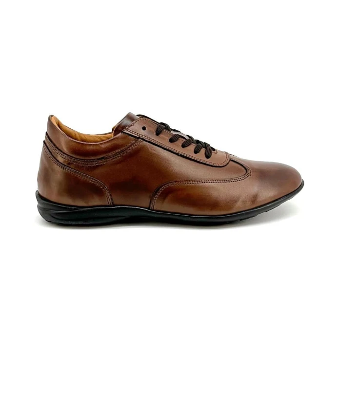 Кожаные туфли на шнуровке с круглым носком Duca Di Morrone, коричневый
Кожаные туфли на шнуровке с круглым носком Duca Di Morrone, коричневый