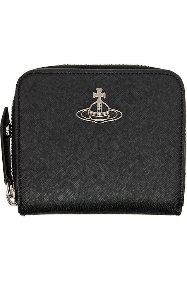 Средний кошелек на молнии Vivienne Westwood, черный
Средний кошелек на молнии Vivienne Westwood, черный