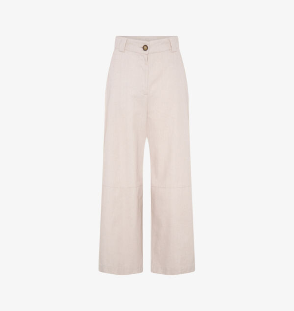 Широкие брюки Tasmin из хлопка с высокой посадкой Omnes, белый
Широкие брюки Tasmin из хлопка с высокой посадкой Omnes, белый