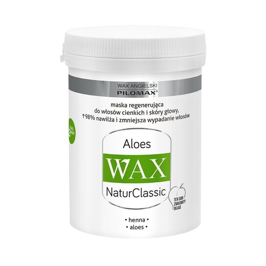 Регенерирующая маска Алоэ для тонких волос, 240 мл Pilomax Wax, Natur Classic 
Регенерирующая маска Алоэ для тонких волос, 240 мл Pilomax Wax, Natur Classic