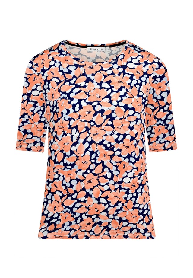 Рубашка с цветочным принтом абрикосово-синего цвета Bicalla, мультиколор
Рубашка с цветочным принтом абрикосово-синего цвета Bicalla, мультиколор