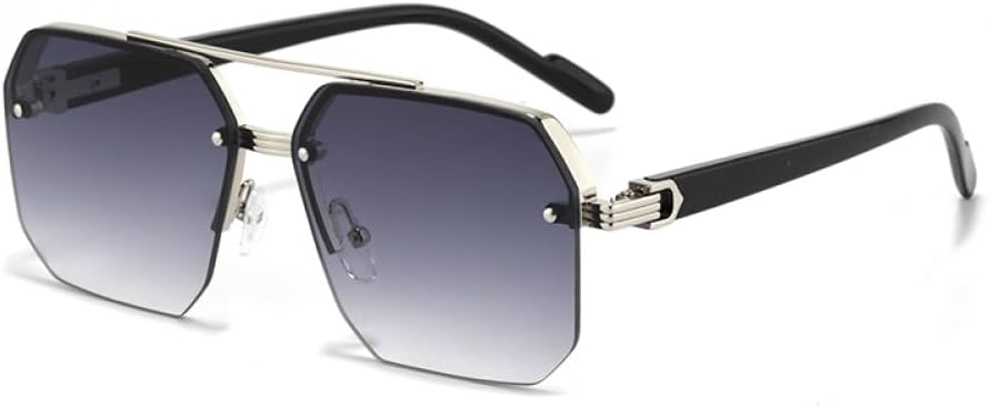 Женские солнцезащитные очки без оправы, прямоугольной формы, модные солнцезащитные очки без оправы, классические очки с градиентным переходом цвета, защита от ультрафиолета UV400 TYUVIVO, Gold Black
Женские солнцезащитные очки без оправы, прямоугольной формы, модные солнцезащитные очки без оправы, классические очки с градиентным переходом цвета, защита от ультрафиолета UV400 TYUVIVO, Gold Black