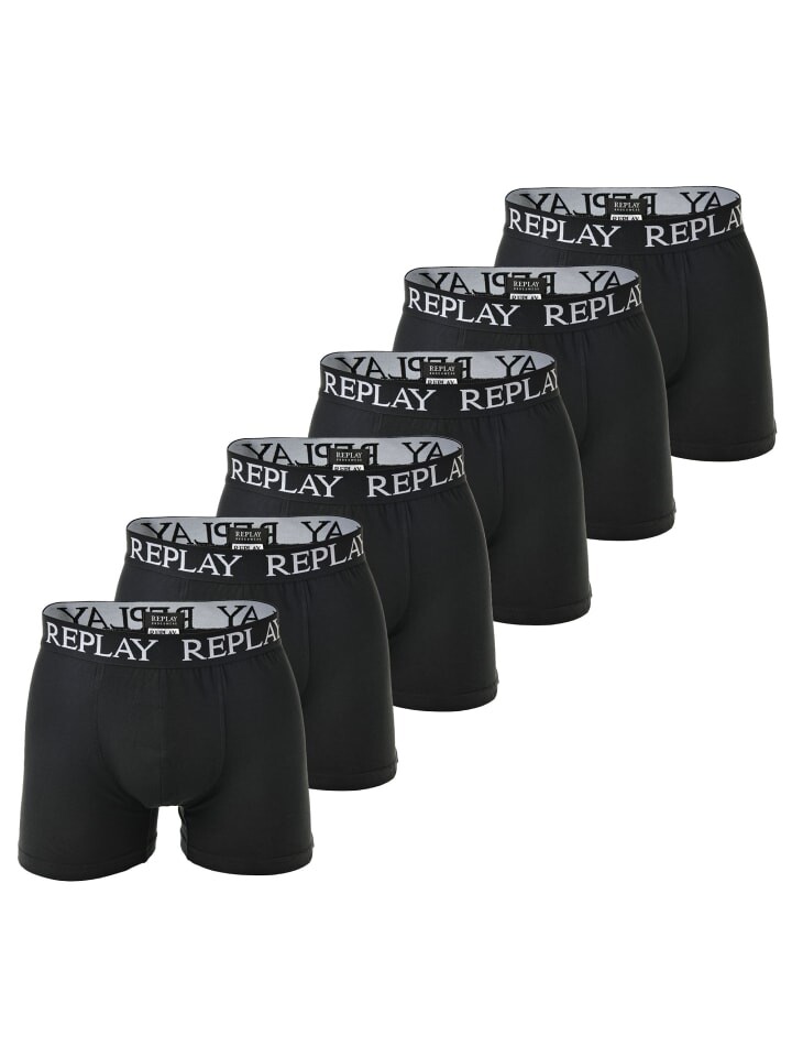 Боксеры Replay short 6er Pack, черный
Боксеры Replay short 6er Pack, черный