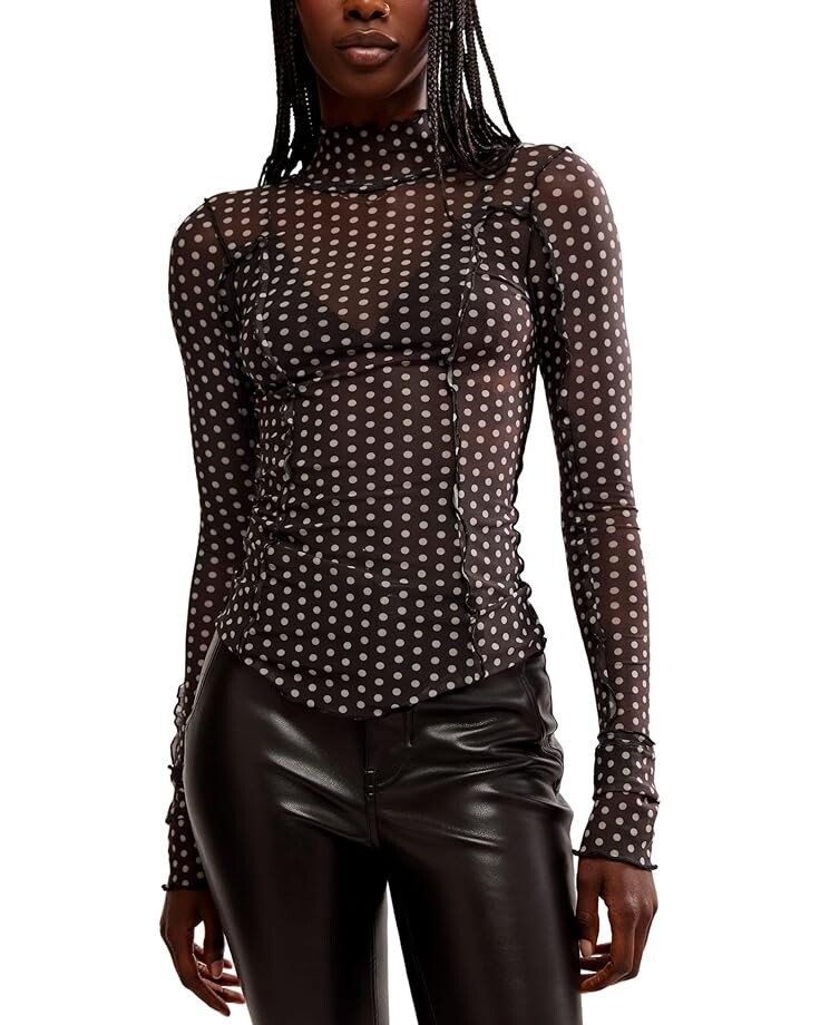 Топ Free People Charlie Printed Mesh Top, цвет Luna Dot
Топ Free People Charlie Printed Mesh Top, цвет Luna Dot
