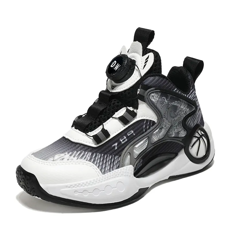 Баскетбольные кроссовки для детей с амортизацией, балансом, износостойкими, противоскользящими, с антиударной подошвой, среднего размера D&W, черный
Баскетбольные кроссовки для детей с амортизацией, балансом, износостойкими, противоскользящими, с антиударной подошвой, среднего размера D&W, черный