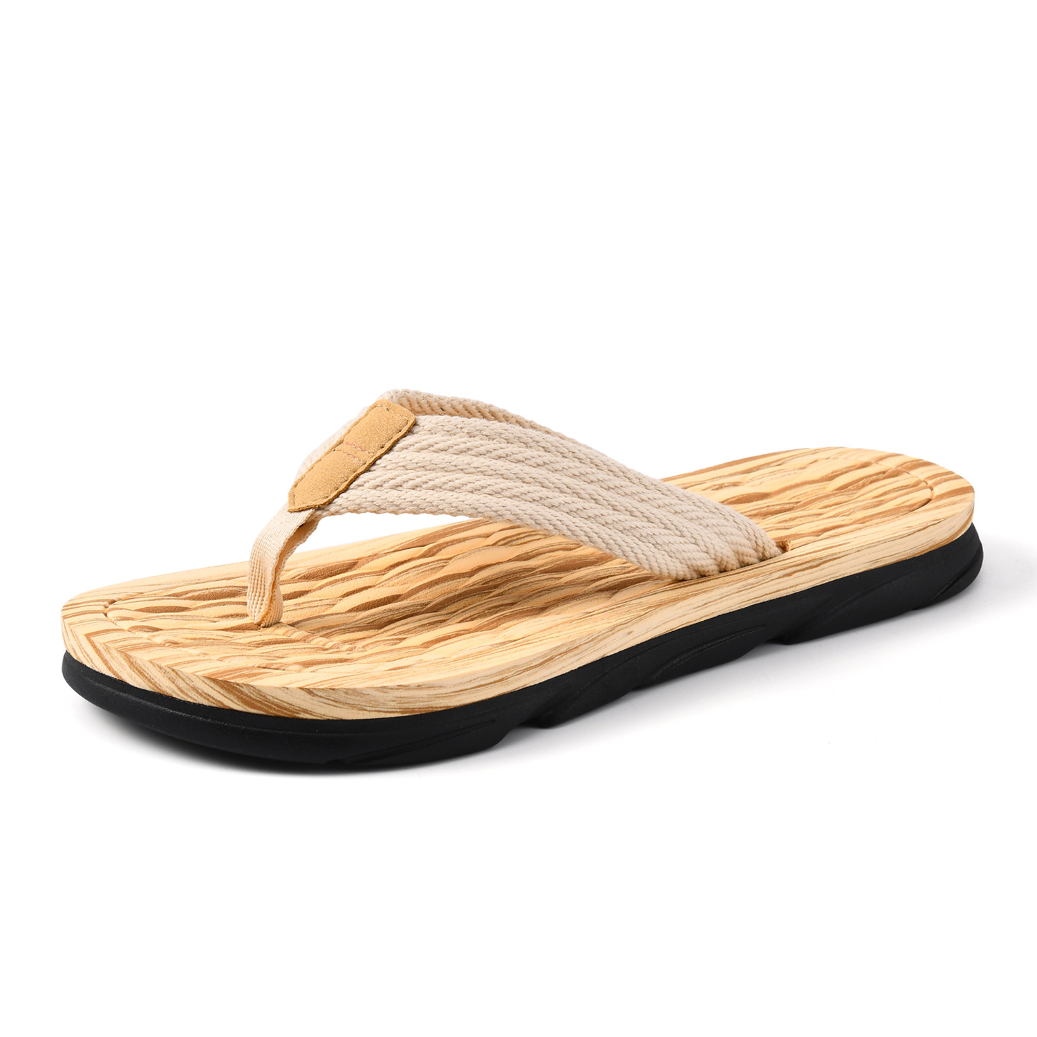 TAFN Износостойкие мужские шлепанцы бежевого цвета
TAFN Износостойкие мужские шлепанцы бежевого цвета