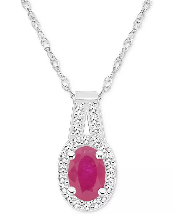 Ожерелье с подвеской в виде овального гало изумруда (1/2 карата) и бриллианта (1/8 карата) длиной 18 дюймов из стерлингового серебра (также с рубинами и сапфирами) Macy'S, ruby
Ожерелье с подвеской в виде овального гало изумруда (1/2 карата) и бриллианта (1/8 карата) длиной 18 дюймов из стерлингового серебра (также с рубинами и сапфирами) Macy'S, ruby