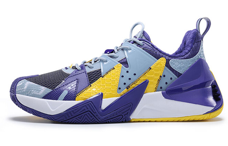 Баскетбольные кроссовки мужские низкие синие/желтые Peak 
Баскетбольные кроссовки мужские низкие синие/желтые Peak