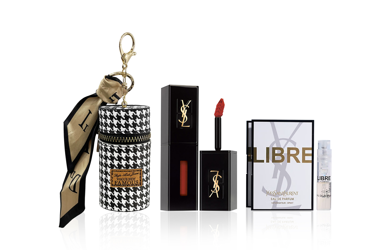 Набор образцов помады с футляром для помады в виде парфюма SAINT LAURENT
Набор образцов помады с футляром для помады в виде парфюма SAINT LAURENT