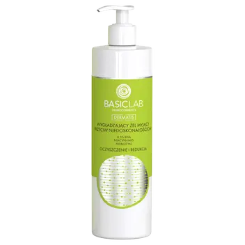 Разглаживающий очищающий гель против несовершенств для лица Basiclab, 300 мл
Разглаживающий очищающий гель против несовершенств для лица Basiclab, 300 мл